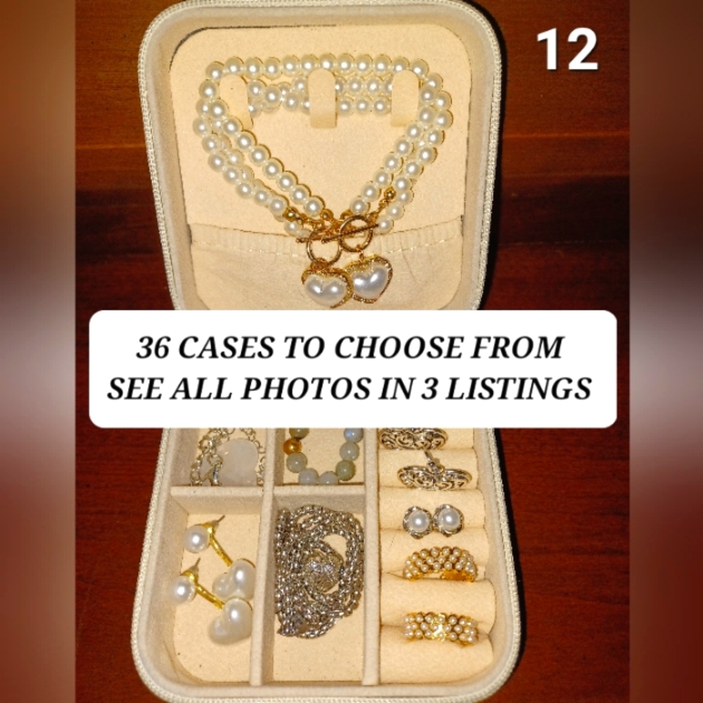 HUGE SALE for VALENTINE'S!! 10pcs TRENDY JEWELRY in TRAVEL CASE [25-36] w/WRAP